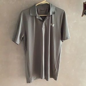 Nike size L under armour heat-gear polo